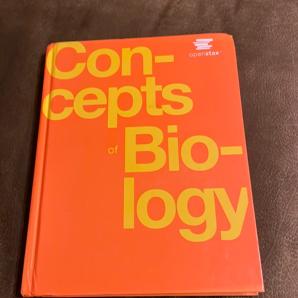 Concepts of Biology, open stax Book - Picture 1 of 9